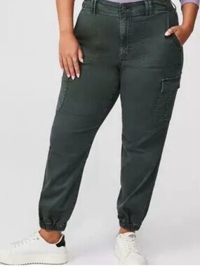 Torrid Dark Green Cargo Jogger Pants